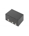 DIGITUS KVM Switch 2x2 HDMI 2-Port Dual Display 4K/30Hz FreeSync - nr 67