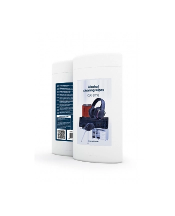 GEMBIRD CK-AWW50-01 Alcohol cleaning wipes 50 pcs micro-fiber
