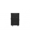 LANBERG free standing rack 19inch cabinet 15U 600x600 glass door LCD flat pack Kolor: CZARNY - nr 27