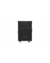 LANBERG free standing rack 19inch cabinet 15U 600x600 glass door LCD flat pack Kolor: CZARNY - nr 28