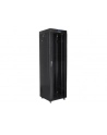 LANBERG free standing rack 19inch cabinet 42U 600x600 glass door LCD flat pack Kolor: CZARNY - nr 28