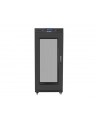 LANBERG free standing rack 19inch cabinet 27U 600x800 mesh door LCD flat pack Kolor: CZARNY - nr 15