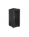LANBERG free standing rack 19inch cabinet 27U 600x800 mesh door LCD flat pack Kolor: CZARNY - nr 24