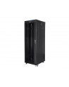 LANBERG free standing rack 19inch cabinet 37U 600x800 glass door LCD flat pack Kolor: CZARNY - nr 13
