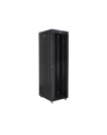 LANBERG free standing rack 19inch cabinet 42U 600x800 glass door LCD flat pack Kolor: CZARNY - nr 21