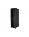 LANBERG free standing rack 19inch cabinet 42U 600x800 glass door LCD flat pack Kolor: CZARNY - nr 24