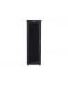 LANBERG free standing rack 19inch cabinet 47U 800x1000 glass door LCD flat pack Kolor: CZARNY - nr 13