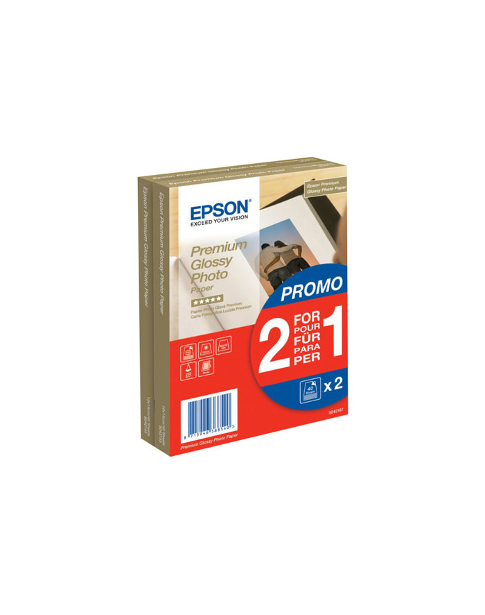 Epson Premium Glossy S042167 - hartie foto 10x15 80coli 225g/mp - Towar z uszkodzonym opakowaniem (P) główny