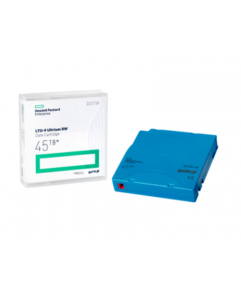 hewlett packard enterprise HPE LTO-9 Ultrium 45TB RW Non Custom Labeled Library Pack 20 Data Cartridges with Cases