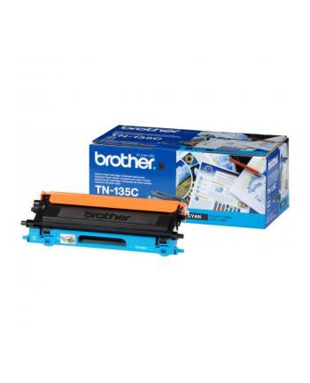 BROTHER TN-135 toner cartridge cyan high capacity 4.000 pages 1-pack - Towar z uszkodzonym opakowaniem (P)
