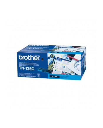 BROTHER TN-135 toner cartridge cyan high capacity 4.000 pages 1-pack - Towar z uszkodzonym opakowaniem (P)