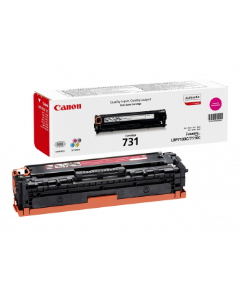 CANON 731-M toner cartridge magenta standard capacity 1.500 pages 1-pack - Towar z uszkodzonym opakowaniem