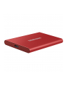 SAMSUNG Portable SSD T7 500GB extern USB 3.2 Gen 2 metallic red - Towar z uszkodzonym opakowaniem (P) - nr 12