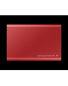SAMSUNG Portable SSD T7 500GB extern USB 3.2 Gen 2 metallic red - Towar z uszkodzonym opakowaniem (P) - nr 17