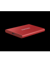 SAMSUNG Portable SSD T7 500GB extern USB 3.2 Gen 2 metallic red - Towar z uszkodzonym opakowaniem (P) - nr 19