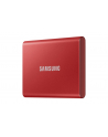 SAMSUNG Portable SSD T7 500GB extern USB 3.2 Gen 2 metallic red - Towar z uszkodzonym opakowaniem (P) - nr 26