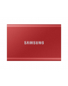 SAMSUNG Portable SSD T7 500GB extern USB 3.2 Gen 2 metallic red - Towar z uszkodzonym opakowaniem (P) - nr 33