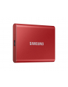 SAMSUNG Portable SSD T7 500GB extern USB 3.2 Gen 2 metallic red - Towar z uszkodzonym opakowaniem (P) - nr 34