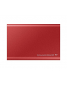 SAMSUNG Portable SSD T7 500GB extern USB 3.2 Gen 2 metallic red - Towar z uszkodzonym opakowaniem (P) - nr 36