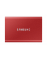 SAMSUNG Portable SSD T7 500GB extern USB 3.2 Gen 2 metallic red - Towar z uszkodzonym opakowaniem (P) - nr 39