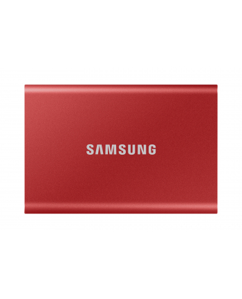 SAMSUNG Portable SSD T7 500GB extern USB 3.2 Gen 2 metallic red - Towar z uszkodzonym opakowaniem (P)