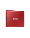 SAMSUNG Portable SSD T7 500GB extern USB 3.2 Gen 2 metallic red - Towar z uszkodzonym opakowaniem (P) - nr 44