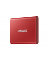 SAMSUNG Portable SSD T7 500GB extern USB 3.2 Gen 2 metallic red - Towar z uszkodzonym opakowaniem (P) - nr 45