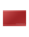 SAMSUNG Portable SSD T7 500GB extern USB 3.2 Gen 2 metallic red - Towar z uszkodzonym opakowaniem (P) - nr 46