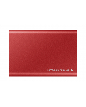 SAMSUNG Portable SSD T7 500GB extern USB 3.2 Gen 2 metallic red - Towar z uszkodzonym opakowaniem (P)