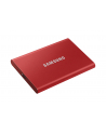 SAMSUNG Portable SSD T7 500GB extern USB 3.2 Gen 2 metallic red - Towar z uszkodzonym opakowaniem (P) - nr 47