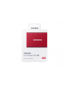 SAMSUNG Portable SSD T7 500GB extern USB 3.2 Gen 2 metallic red - Towar z uszkodzonym opakowaniem (P) - nr 50