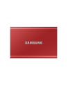 SAMSUNG Portable SSD T7 500GB extern USB 3.2 Gen 2 metallic red - Towar z uszkodzonym opakowaniem (P) - nr 52