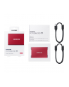 SAMSUNG Portable SSD T7 500GB extern USB 3.2 Gen 2 metallic red - Towar z uszkodzonym opakowaniem (P) - nr 8