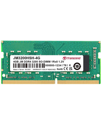 TRANSCEND 4GB JM DDR4 3200MHz SO-DIMM 1Rx8 512Mx8 CL22 1.2V nr 2