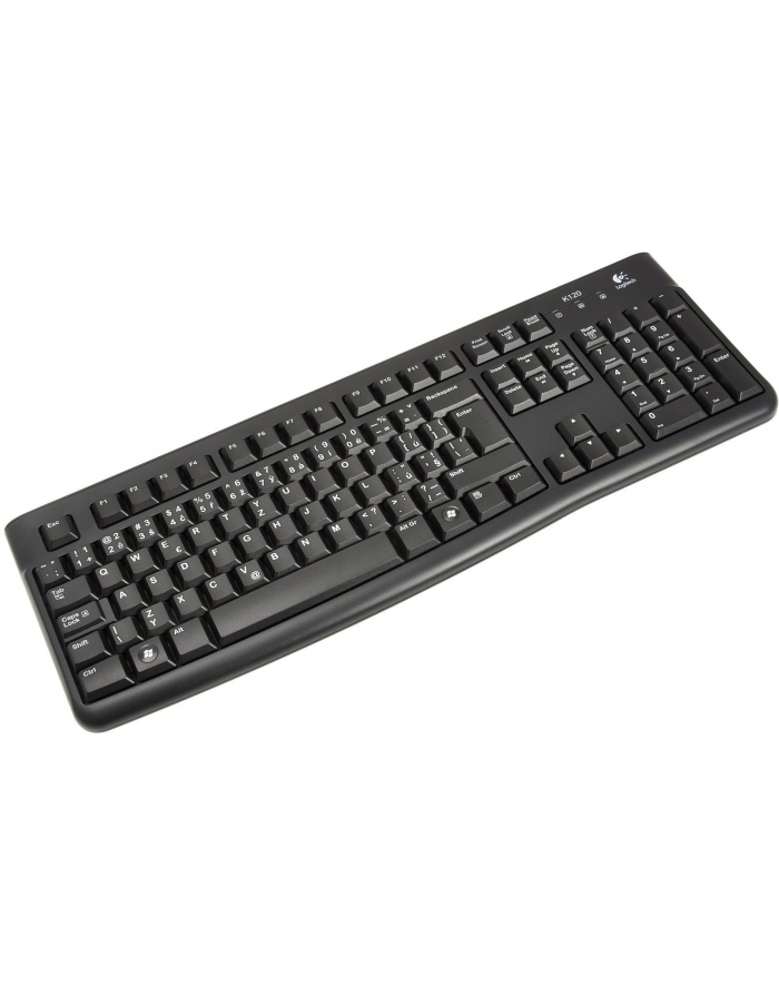 LOGITECH K120 Corded Keyboard Kolor: CZARNY USB for Business - EMEA (US) - Towar z uszkodzonym opakowaniem (P) główny