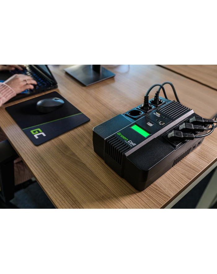 green cell GREENCELL UPS AiO 800VA 480W - Towar z uszkodzonym opakowaniem (P) główny