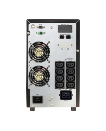 power walker POWERWALK VFI 3000 CG PF1 UPS On-Line 1/1 Phase 3000VA CG PF1 USB/RS-232 8x c13 1xC19 EPO LCD - Towar z uszkodzonym opakowaniem (P) nr 2