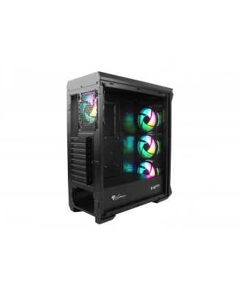 NATEC Genesis PC case Irid 505 aRGB midi - Towar z uszkodzonym opakowaniem (P)
