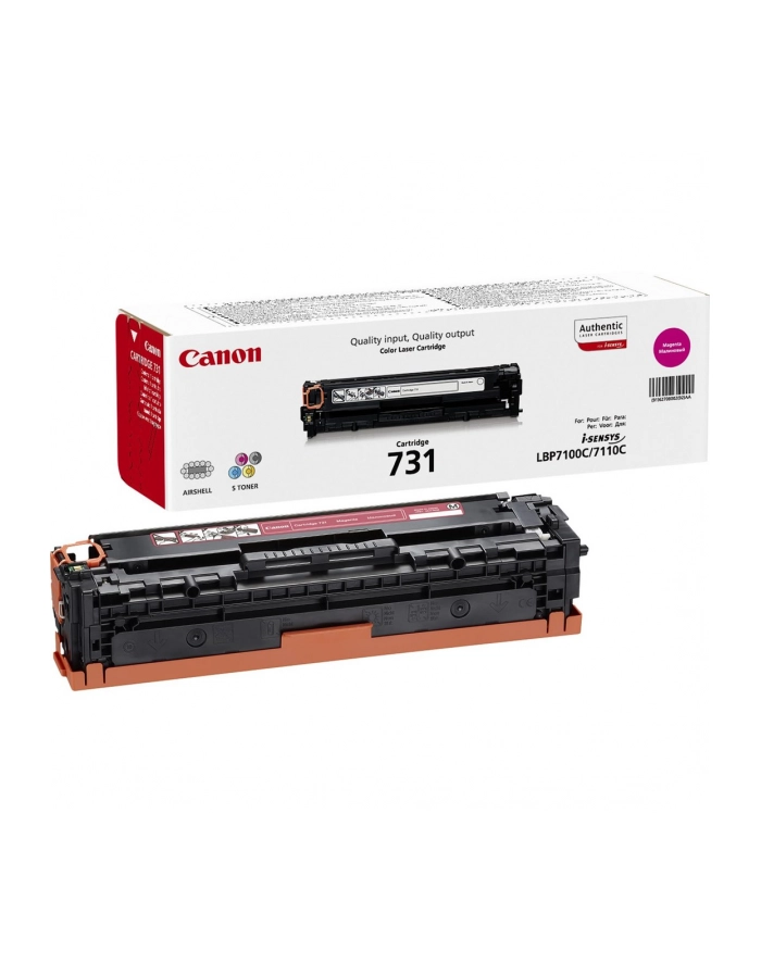 CANON 731-M toner cartridge magenta standard capacity 1.500 pages 1-pack - Towar z uszkodzonym opakowaniem główny