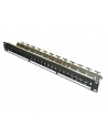 DIGITUS Patch Panel Case 1U for Keystone Module 24-Port 19Inch for RJ45 and LWL module Kolor: CZARNY - Towar z uszkodzonym opakowaniem (P) - nr 10