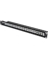 DIGITUS Patch Panel Case 1U for Keystone Module 24-Port 19Inch for RJ45 and LWL module Kolor: CZARNY - Towar z uszkodzonym opakowaniem (P) - nr 4