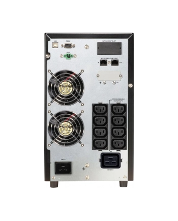 power walker POWERWALK VFI 3000 CG PF1 UPS On-Line 1/1 Phase 3000VA CG PF1 USB/RS-232 8x c13 1xC19 EPO LCD - Towar z uszkodzonym opakowaniem (P)