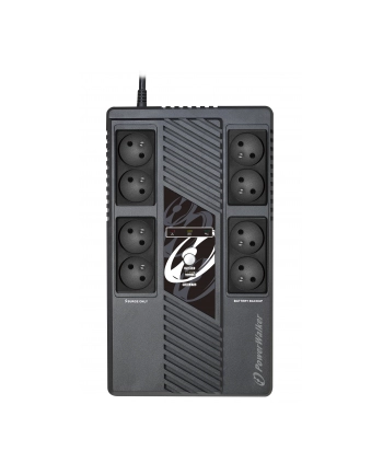 POWER WALKER UPS Line-Interactive 100VA MS 8x FR RJ45 in/out USB HID USB charger - Towar z uszkodzonym opakowaniem (P)