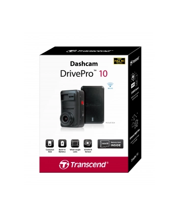 TRANSCEND 32GB Dashcam DrivePro 10 Non-LCD Sony Sensor