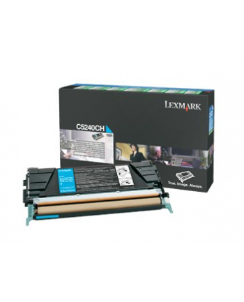 LEXMARK C524 C532 C534 toner cartridge cyan high capacity 5.000 pages 1-pack corporate
