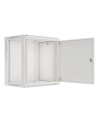 LANBERG Wall mount cabinet 19inch 12U 600x450 steel doors grey flat pack - nr 49