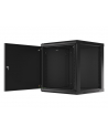 LANBERG Wall mount cabinet 19inch 12U 600x600 steel doors Kolor: CZARNY flat pack - nr 25