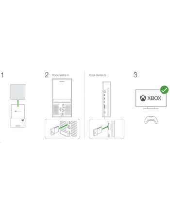 SEAGATE 2TB Expansion Card for Xbox Series X/S 2.5inch compatible with XBOX Velocity Architecture Kolor: CZARNY