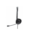 MANHATTAN Stereo USB Headset Lightweight On-ear Design Wired USB-A Plug Adjustable Microphone Black Retail Box - nr 10
