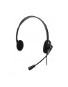 MANHATTAN Stereo USB Headset Lightweight On-ear Design Wired USB-A Plug Adjustable Microphone Black Retail Box - nr 13